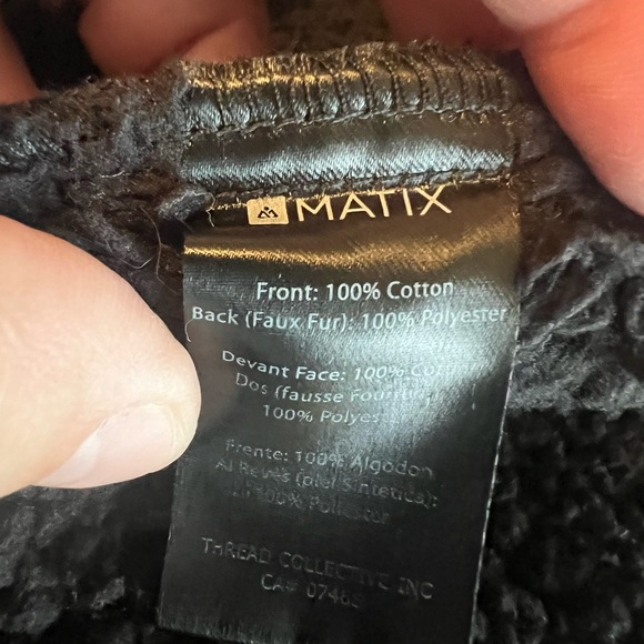 Matix plaid and fleece jacket - Picture 3 of 4